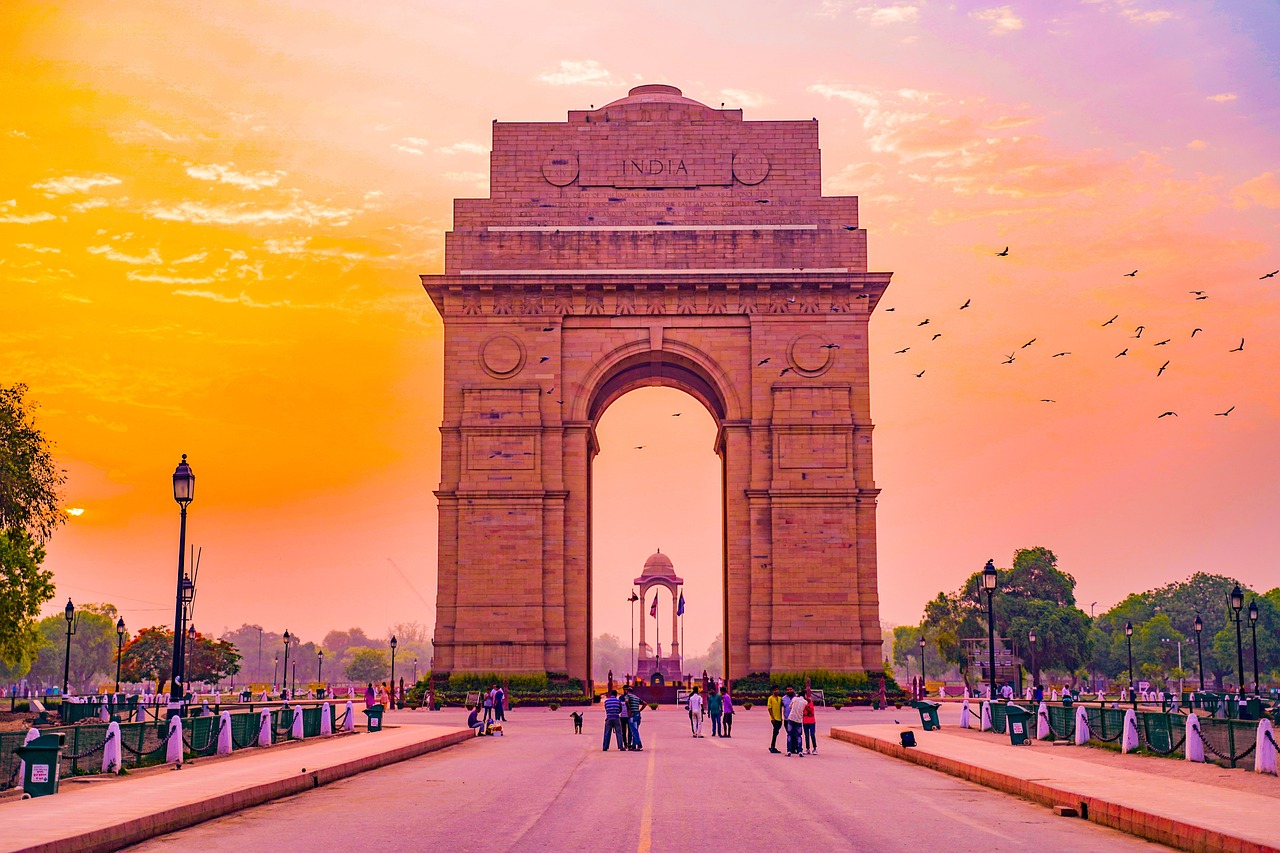 Destination city view of Delhi