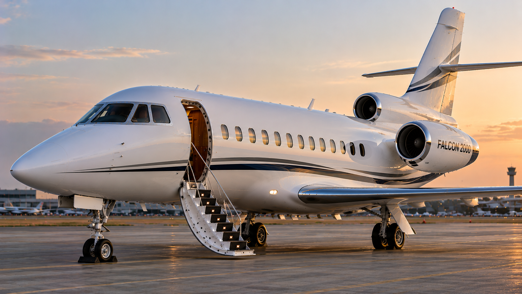 Heavy Jet private charter aircraft
