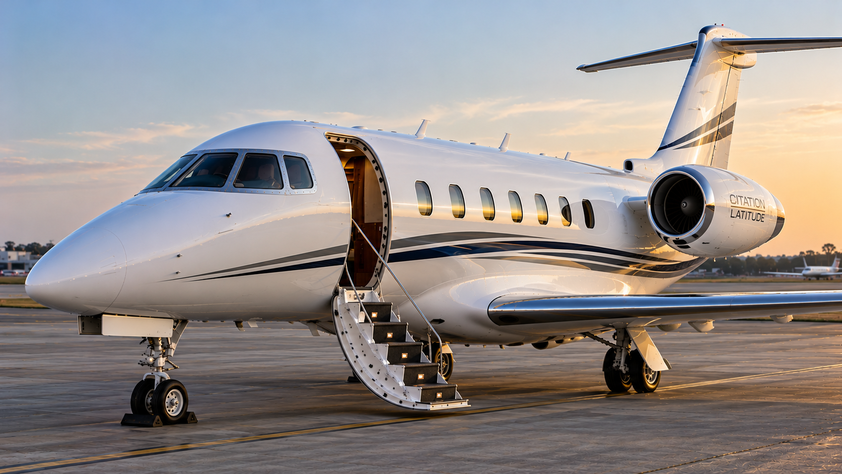 Midsize Jet private charter aircraft