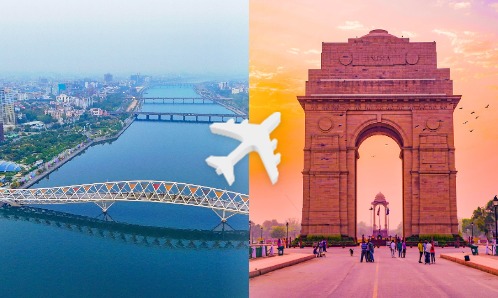 Ahmedabad to Delhi private jet charter