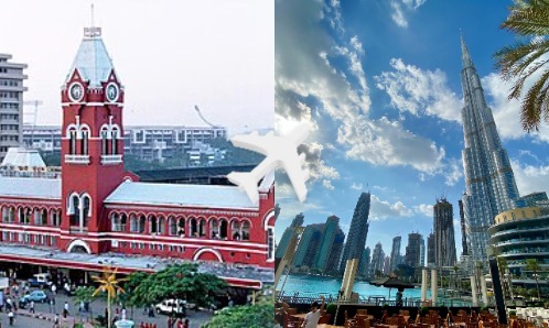 Chennai to Dubai private jet charter