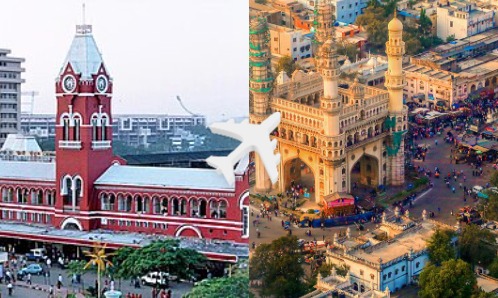 Chennai to Hyderabad private jet charter