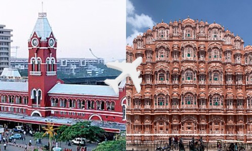 Chennai to Jaipur private jet charter