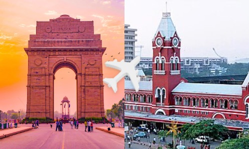 Delhi to Chennai private jet charter