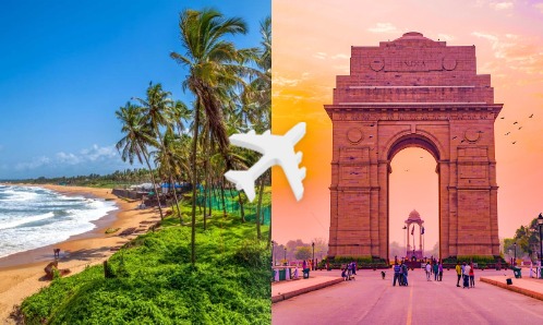Goa to Delhi private jet charter