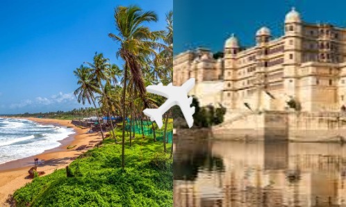 Goa to Udaipur private jet charter