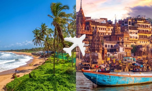 Goa to Varanasi private jet charter