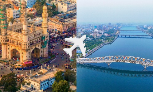 Hyderabad to Ahmedabad private jet charter