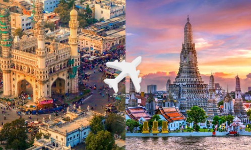 Hyderabad to Bangkok private jet charter