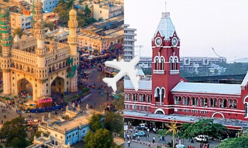 Hyderabad to Chennai private jet charter