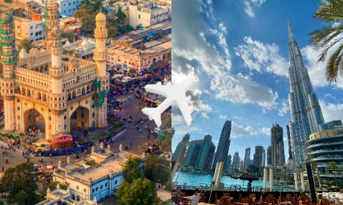 Hyderabad to Dubai private jet charter