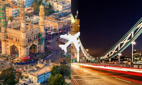 Hyderabad to London private jet charter