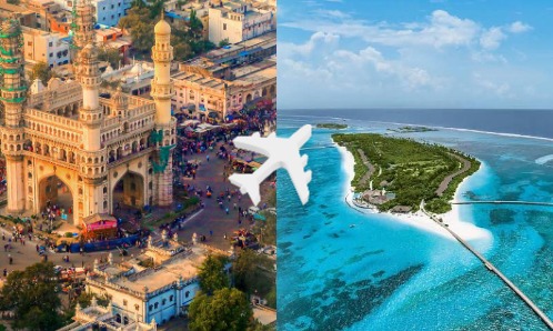 Hyderabad to Maldives private jet charter