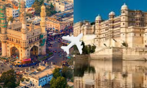 Hyderabad to Udaipur private jet charter
