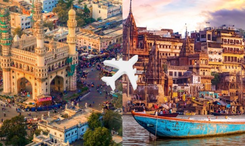 Hyderabad to Varanasi private jet charter