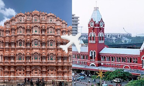 Jaipur to Chennai private jet charter
