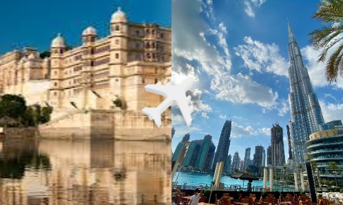 Udaipur to Dubai private jet charter