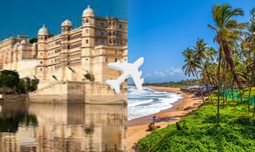 Private Jet Charter from Udaipur to Goa