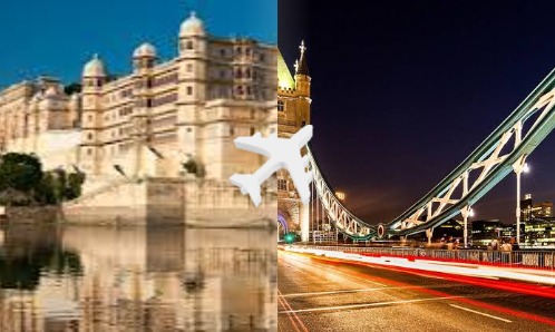 Udaipur to London private jet charter