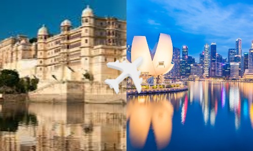 Udaipur to Singapore private jet charter