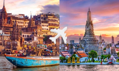 Varanasi to Bangkok private jet charter
