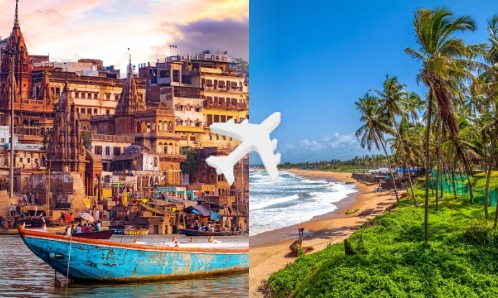Varanasi to Goa private jet charter